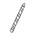 Striped Pencil Line PNG