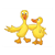 Two Yellow Ducks Color PDF
