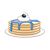 Stack of Pancakes Color PNG