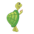 Turtle Standing Color PNG
