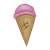 Ice Cream Cone Color PNG