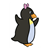 Girl Penguin Color PDF