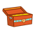 Open Treasure Chest Color PNG