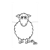 Sheep Scene Line PDF