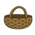Woven Basket Color PNG