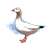 White Goose Color PNG