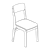 Tan Chair Line PNG