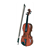 Violin with Bow Color PDF