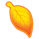 Gold Leaf with orange tip