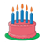 Pink Birthday Cake Color PDF
