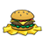 Burger Color PNG