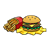 Burger Color PNG