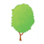 Green Bushy Tree Color PDF