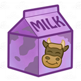 Purple Milk Carton