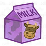 Purple Milk Carton