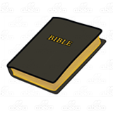 Black Closed Bible