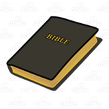 Black Closed Bible