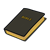 Black Closed Bible Color PNG