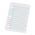 Notebook Paper Color PNG