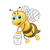 Busy Bee Color PNG