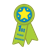 1st Place Worker Ribbon Color PNG