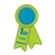 1st Place Worker Ribbon Color PNG
