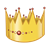Pointed Gold Crown Color PNG