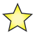 Yellow Star Color PNG