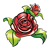 Two Red Roses Color PNG