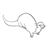 Crouching Brown Otter Line PDF
