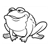 Sitting Green Toad Line PDF