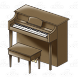Brown Piano