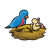 Baby Bird Color PNG