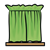 Green Curtain Window Color PNG