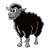 Black Sheep Color PNG
