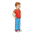 Boy in Red Shirt Color PDF