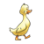 Yellow Mother Duck Color PNG
