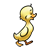 Yellow Duckling Color PNG