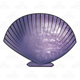Purple Clamshell