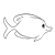 Green Fish Line PNG