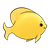 Yellow Fish Color PNG
