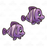 Two Purple Fish