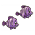 Two Purple Fish Color PDF