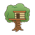 Tree House Color PNG