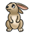 Standing Brown Bunny Color PDF