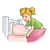 Girl Making Bed Color PDF