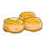 Three Biscuits Color PNG