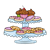 Silver Baking Stands Color PNG