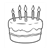 Birthday Cake Line PDF