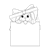 Puppy in a Box Line PNG